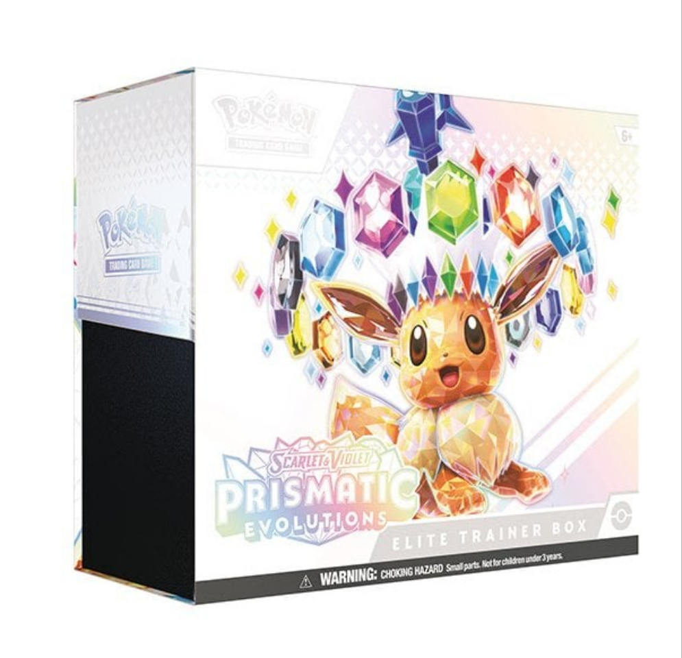 Prismatic evolutions elite trainer box pokemon 