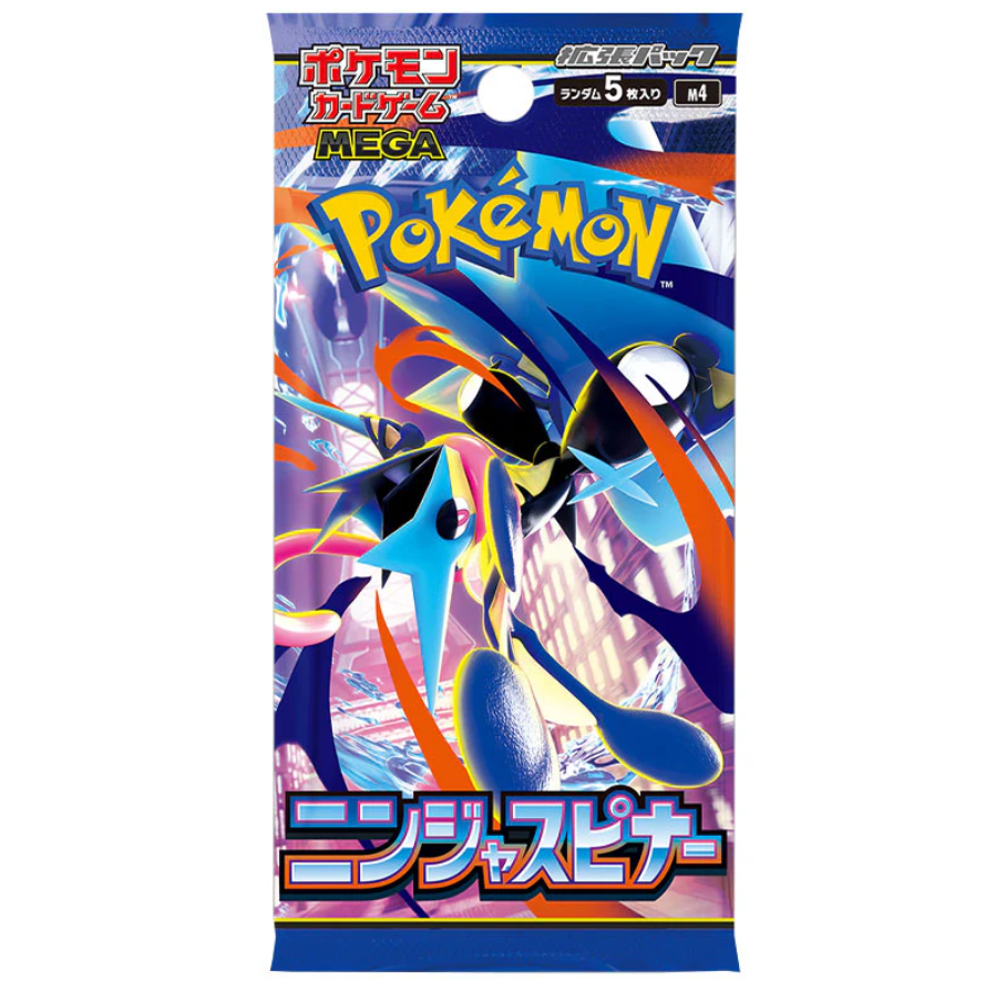 Pokémon TCG Mega Evolution Ninja Spinner Japanese Booster pack M4 Factory Sealed