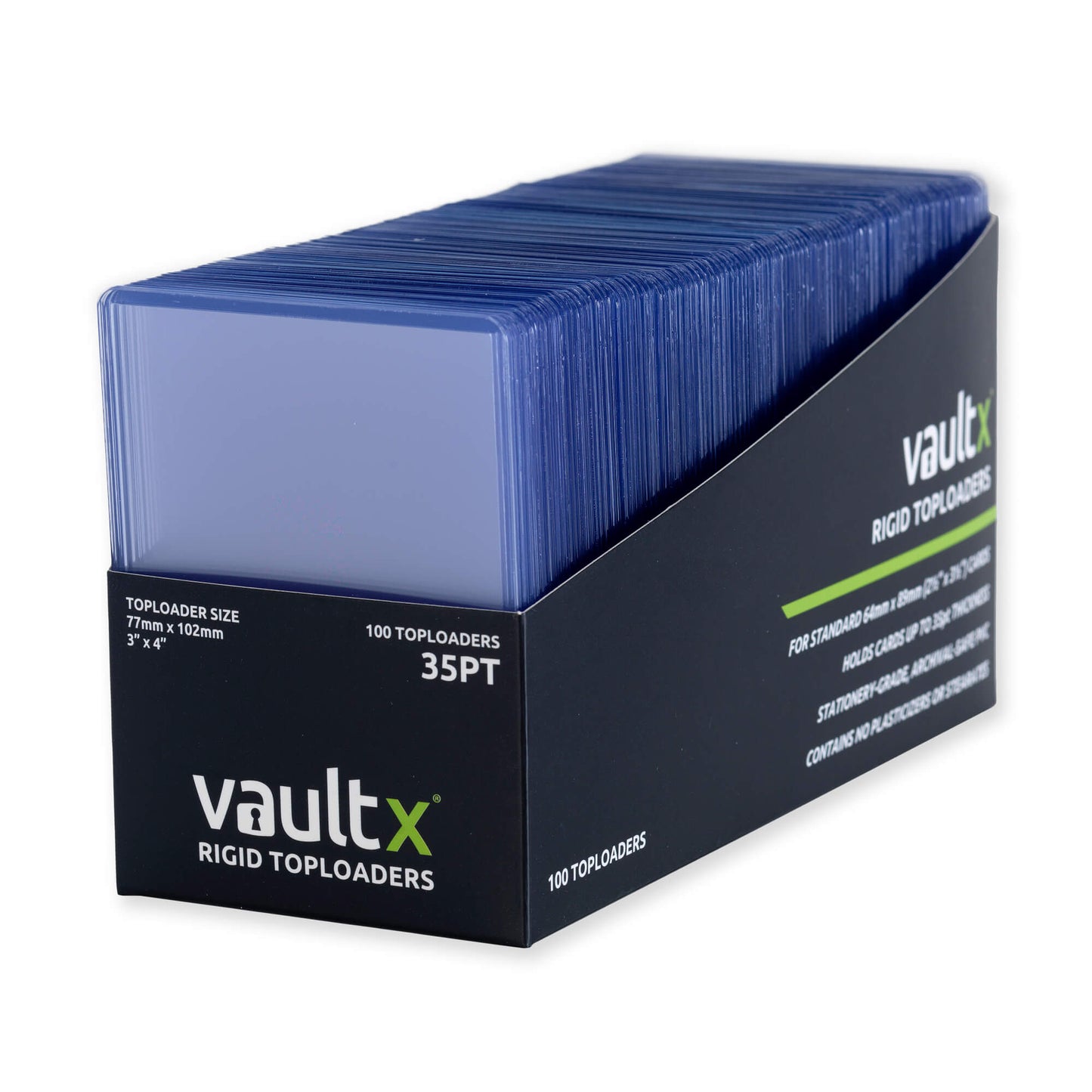 Vault X Rigid Toploaders 35pt (100 Pack)